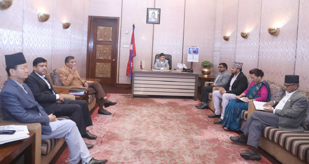 सदनको गतिरोध अन्त्यका लागि सभामुखको सक्रियता,  बैठकअघि प्रमुख सचेतकहरूसँग छलफल
