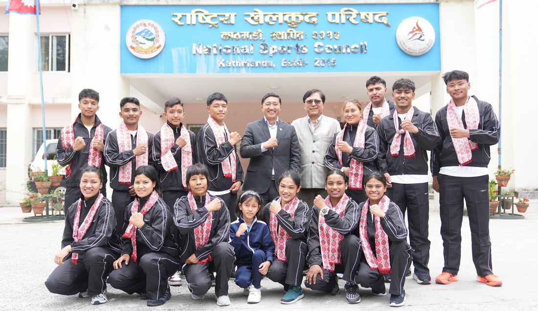 जुडो टोली बंगलादेश प्रस्थान