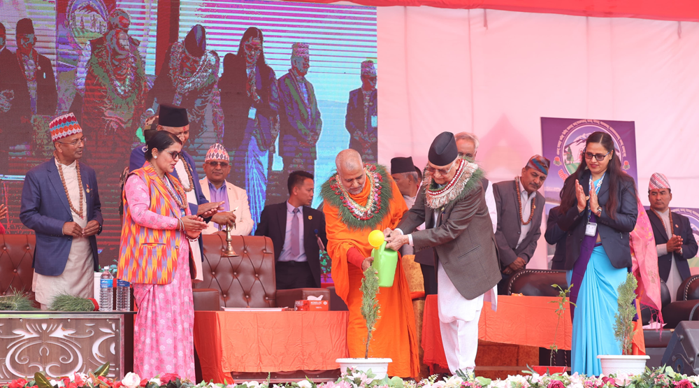 दुईदिने पाणिनि तपोभूमि सम्मेलन, प्रधानमन्त्रीले गरे उद्घाटन