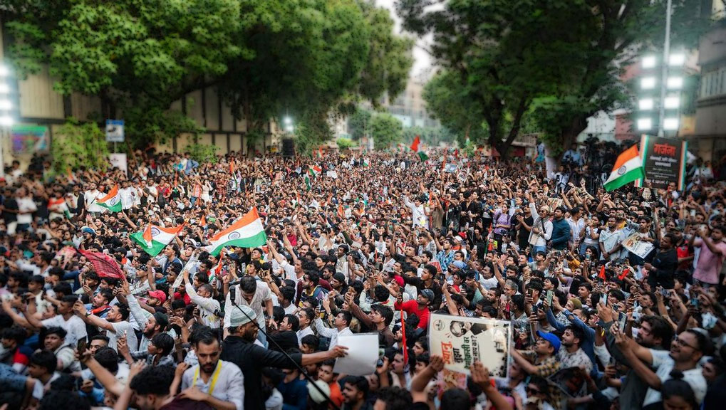 भारतमा निर्वाचन आयोगविरुद्ध प्रदर्शन