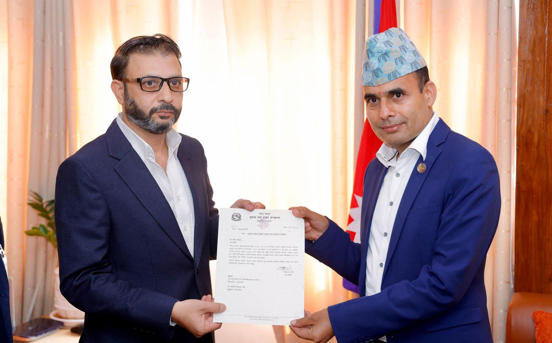 चलचित्र विकास बोर्डको अध्यक्षमा मनिष पण्डित नियुक्त