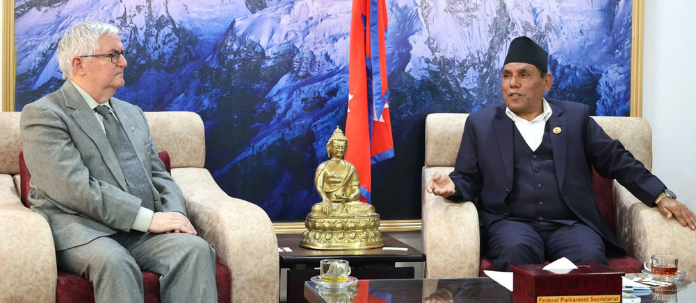 विपिनको रिहाइका लागि पहल गर्न इजरायली राजदूतलाई राष्ट्रियसभा अध्यक्षको आग्रह