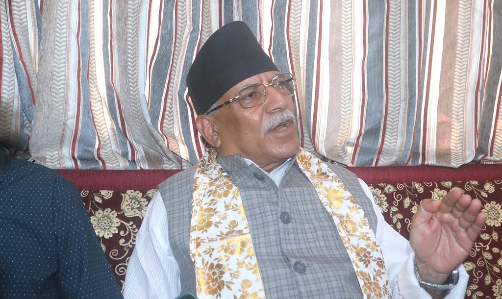 प्रचण्ड भन्छन्- गृहमन्त्रीको राजीनामासँग अग्नि सापकोटाको मुद्दा साटेको होइन