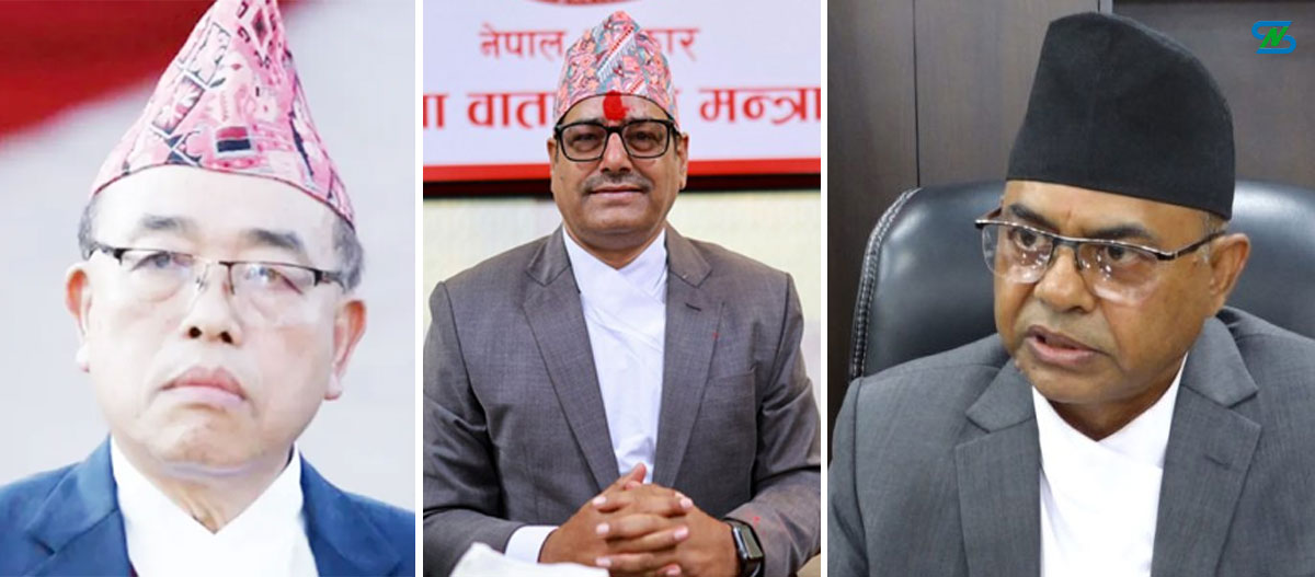 घिसिङले सम्हालेका मन्त्रालयहरुको जिम्मेवारी तीन मन्त्रीलाई थपियो